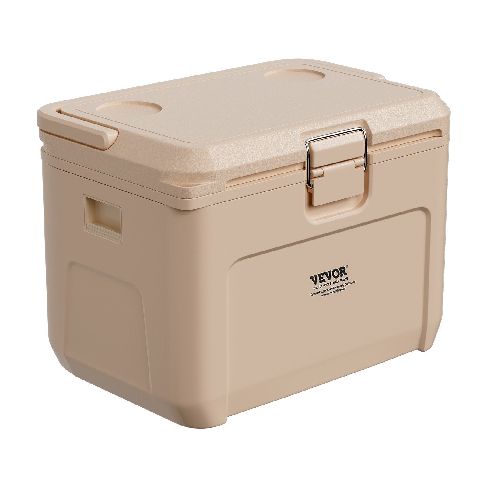 VEVOR Portable Cooler 16.5 QT Insulated Cooler 23 Can Capacity with Cup Holder