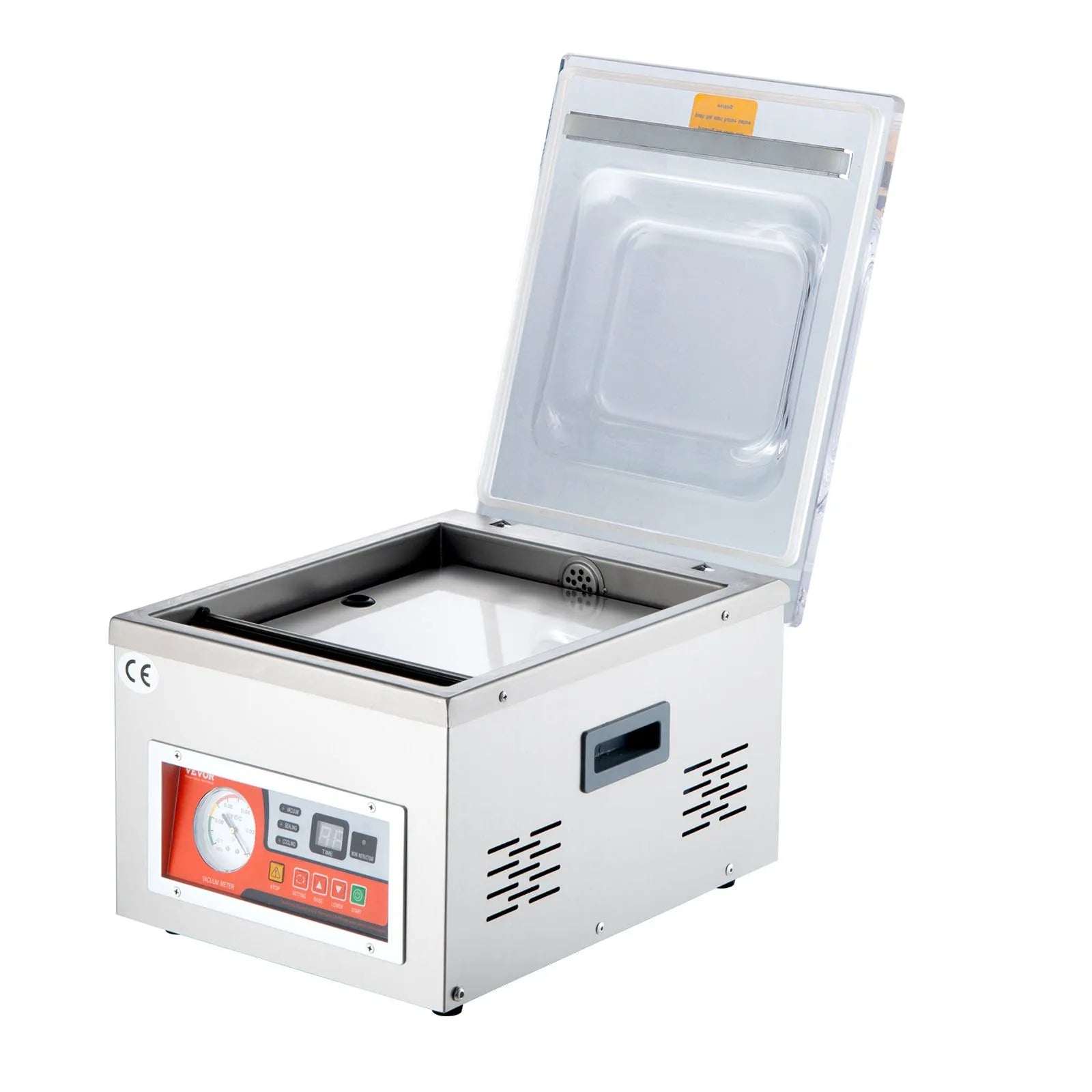VEVOR Chamber Vacuum Sealer, 260W Sealing Power, Vacuum Packing Machine for Wet Foods, Meats, Marinades and More, Compact Size with 15.7" Sealing Length, Applied in Home Kitchen and Commercial Use