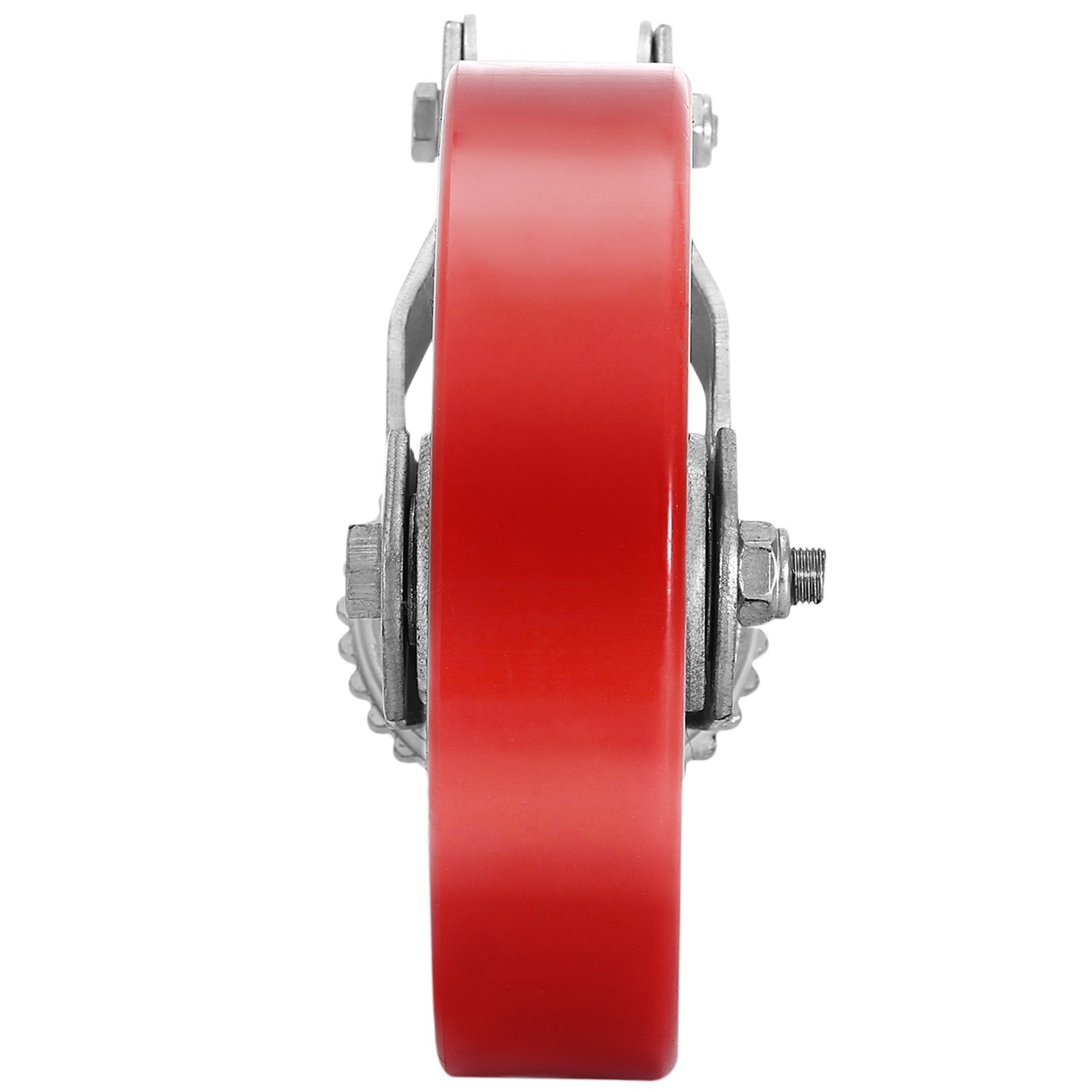 VEVOR Scaffolding Wheels Set, Heavy Duty 4-Pack 8\" Scaffolding Casters, with 4400 Lbs Per Set and Locking Stem Casters with Brake, Polyurethane Replacement for Scaffold, Shelves, Workbench