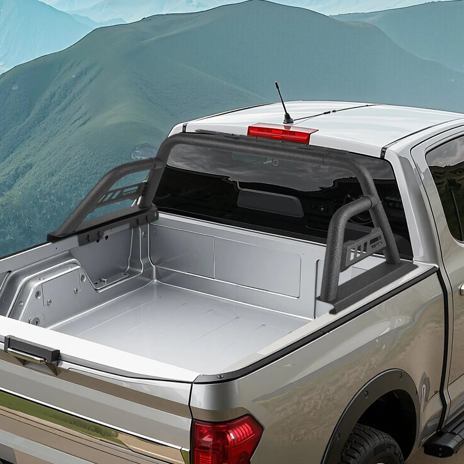 VEVOR Truck Bed Roll Bar Universal Chase Rack for Full-Size Pickup Carbon Steel
