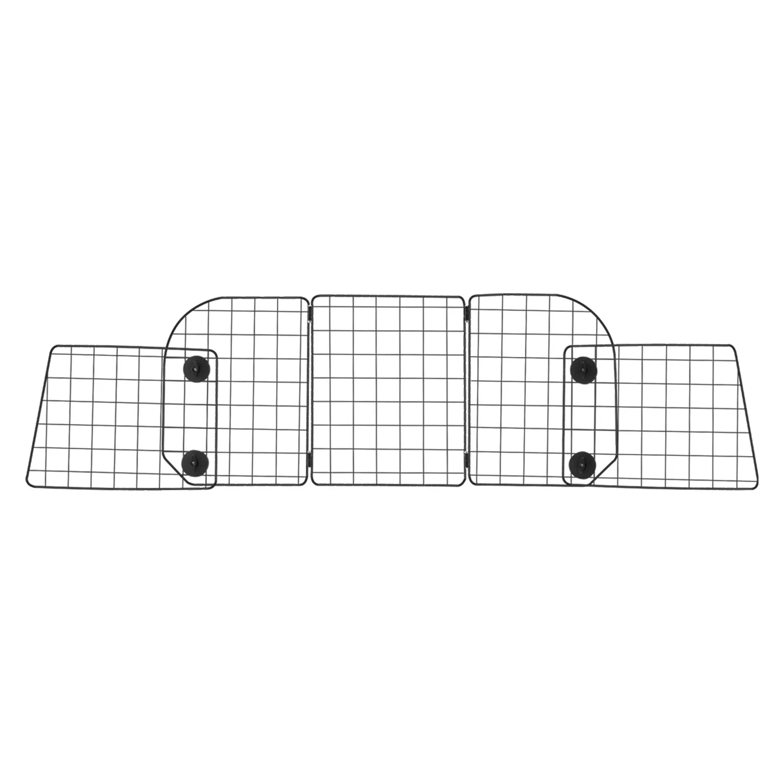 VEVOR Dog Car Barrier 38.5"-61.6" Adjustable Pet Divider Gate for Cargo Area