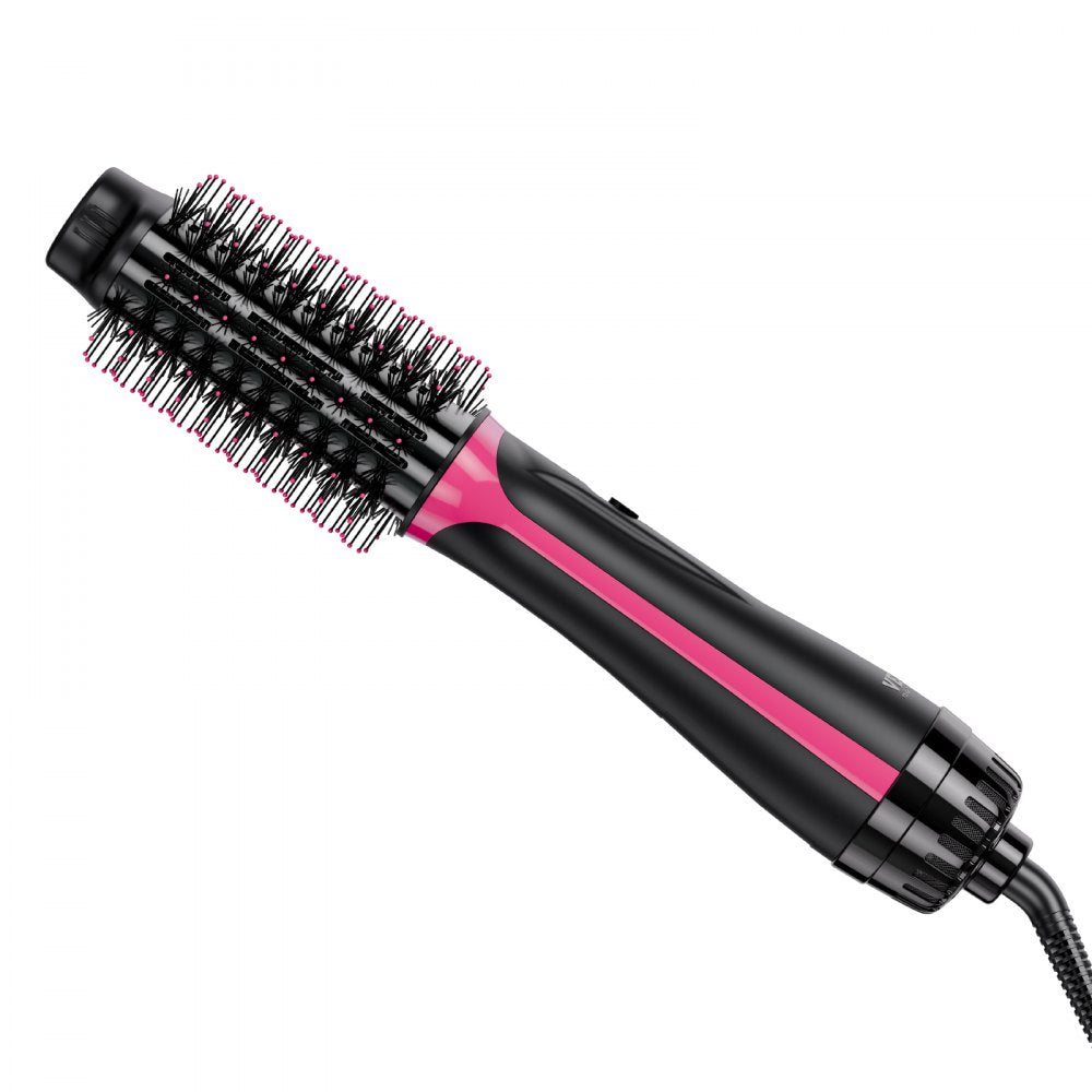 VEVOR Hair Blow Dryer Brush Dual Voltage Hot Air Styler with 2.56" Oval Barrel