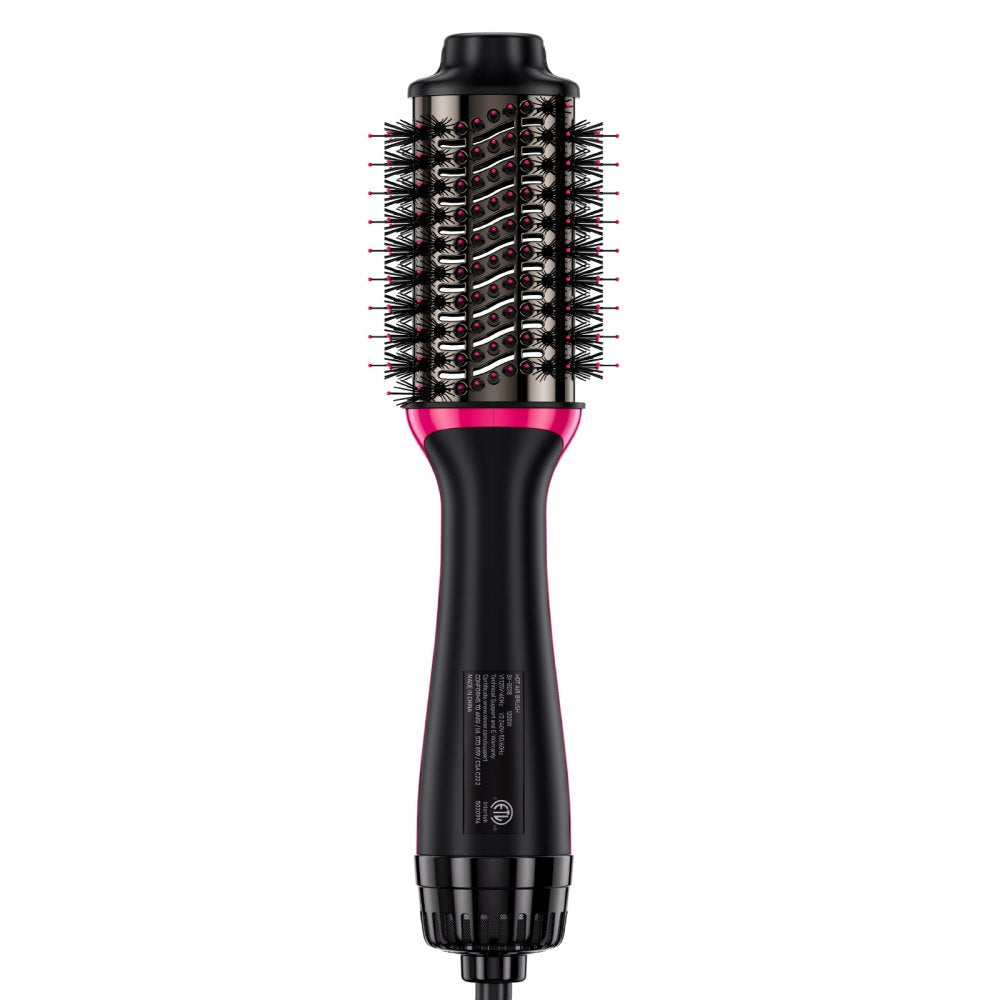 VEVOR Hair Blow Dryer Brush Ionic Hair Styler Volumizer with 2.56" Oval Barrel