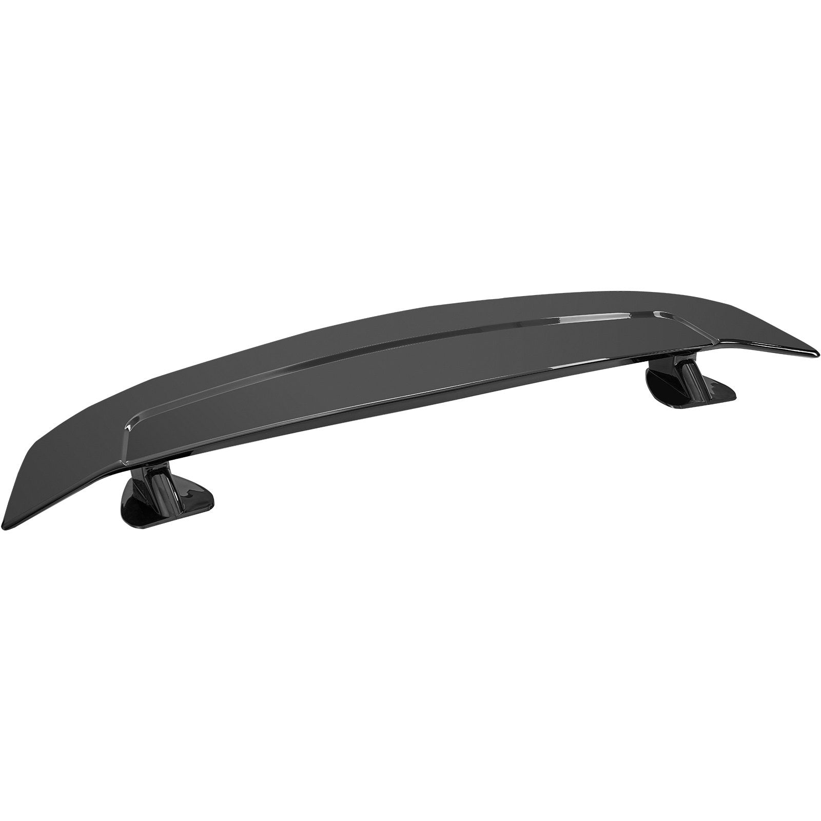 SKYSHALO GT Wing Car Spoiler, 46.3" Universal Fit, Suits Many Sedans & Coupes, Durable ABS Build, Rear Vehicle Spoiler, Racing Style BGW/JDM Drift, Sleek Gloss Black