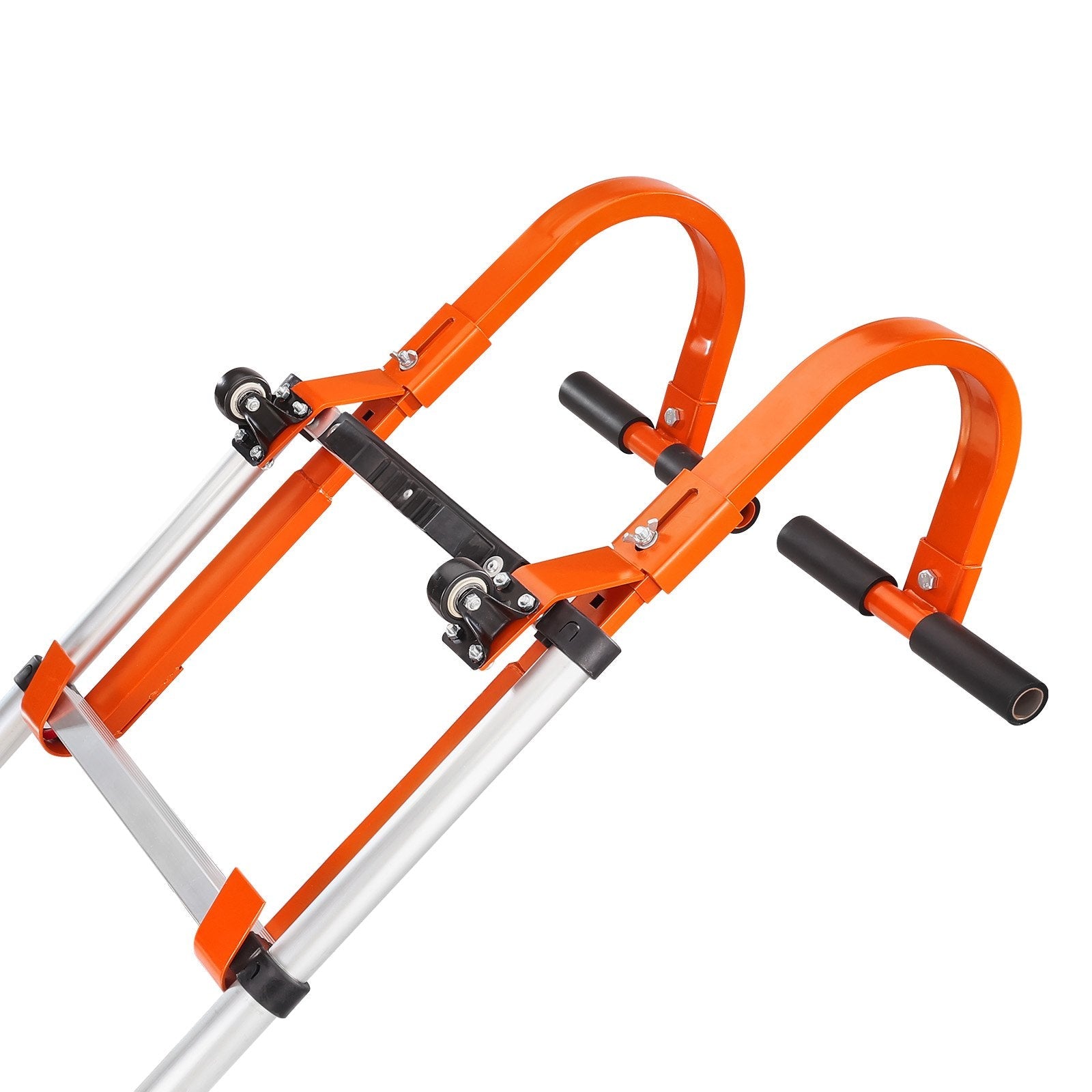 VEVOR Ladder Roof Hook Stabilizer 2 Pack with Wheel Rubber Grip T-Bar Steel