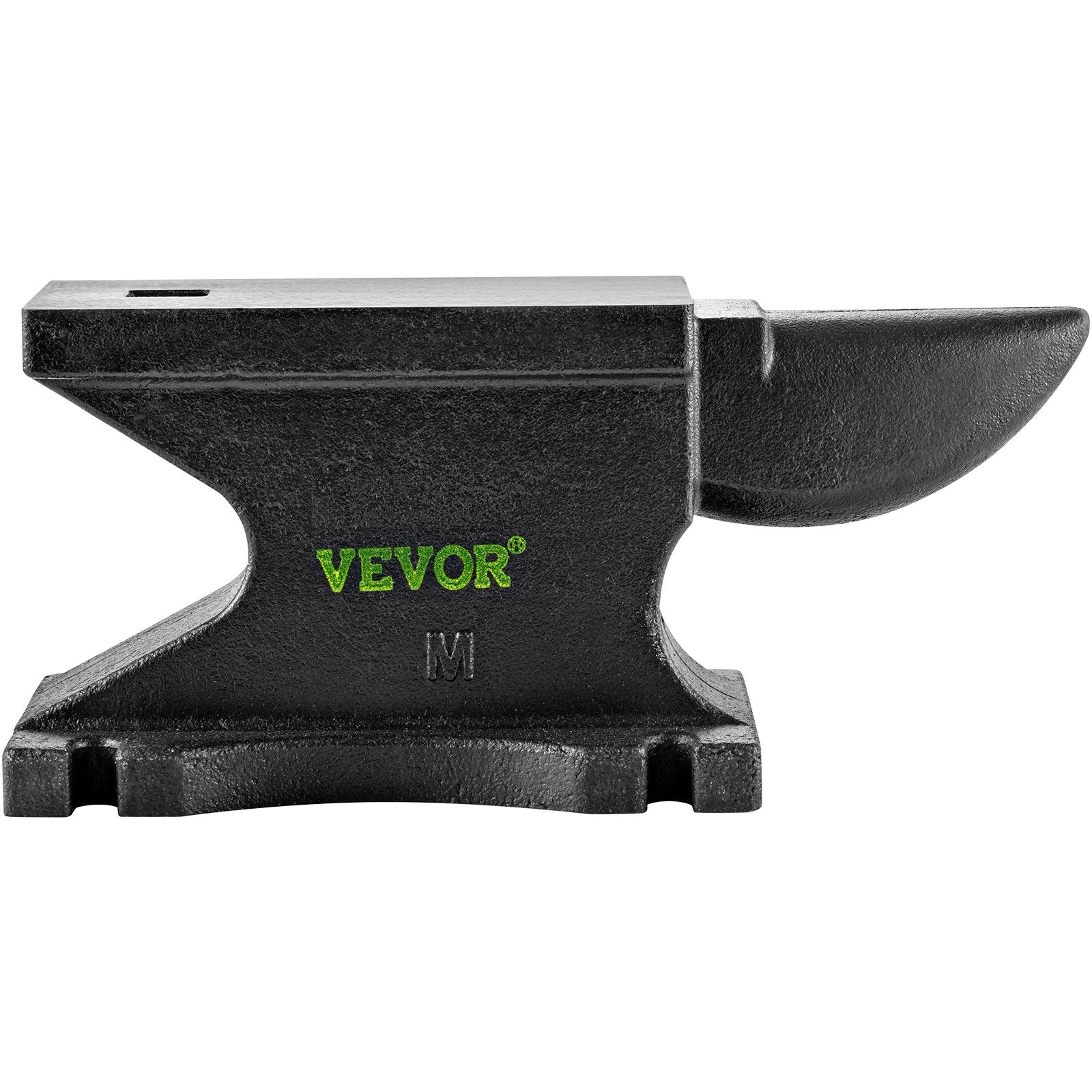 VEVOR Cast Iron Anvil, 100 Lbs(45kg)Single Horn Anvil with 10.4 x 5 in Countertop and Stable Base, High Hardness Rugged Round Horn Anvil Blacksmith, for Bending, Shaping, Twisting