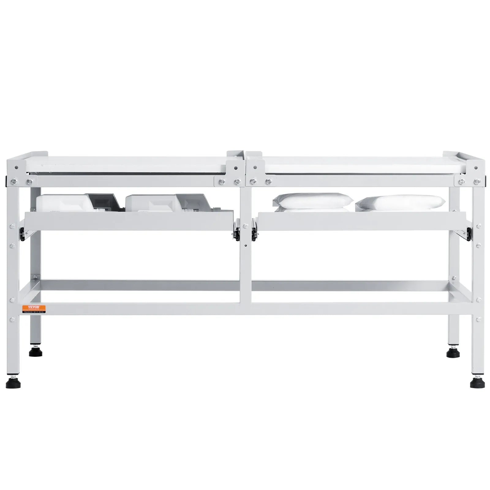 VEVOR Washing Machine Stand Pedestal 48.5x25 Inch 590LB with Double Tray