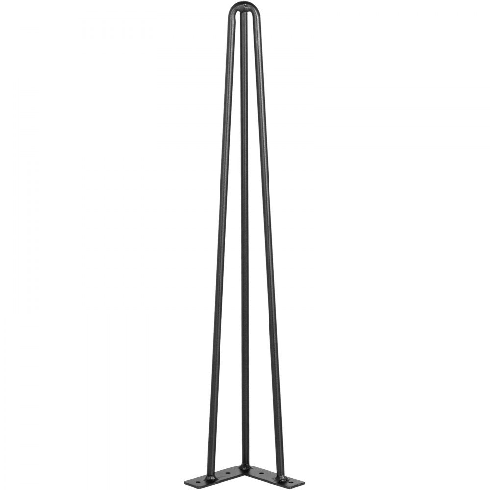 VEVOR Hairpin Table Legs 26 inch, Set of 4 DIY Desk Table Legs 3 Rods Heavy Duty