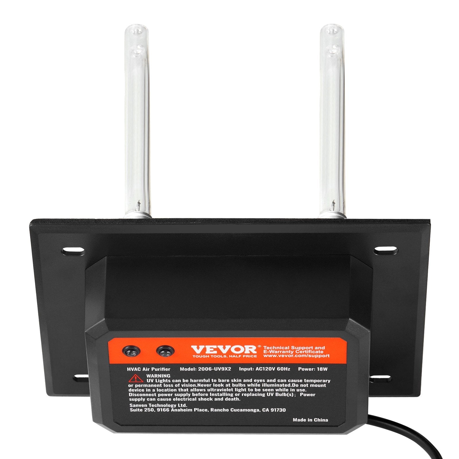 VEVOR HVAC Air Purifier Whole House 18W 7inch Light in Duct for Ac Systems