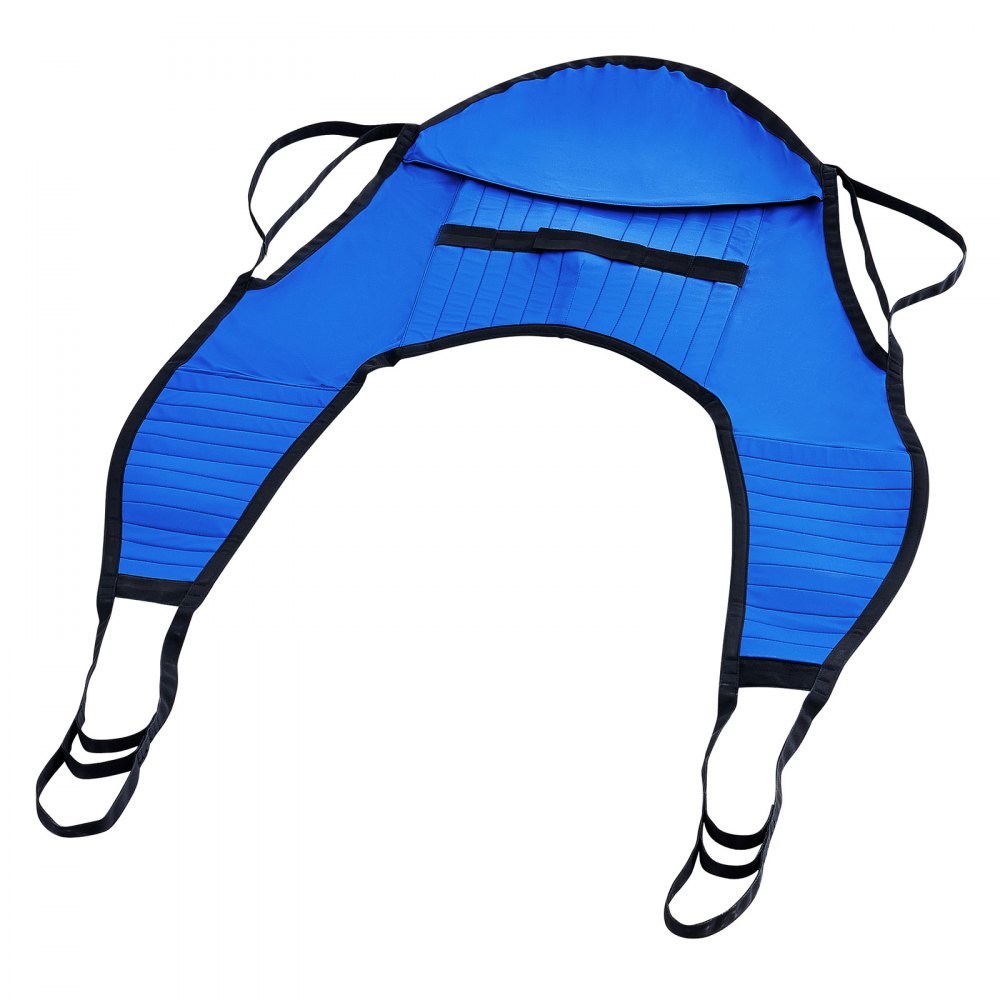 VEVOR Patient Lift Sling with Head Support Large-Size U Shape Divided Leg Sling
