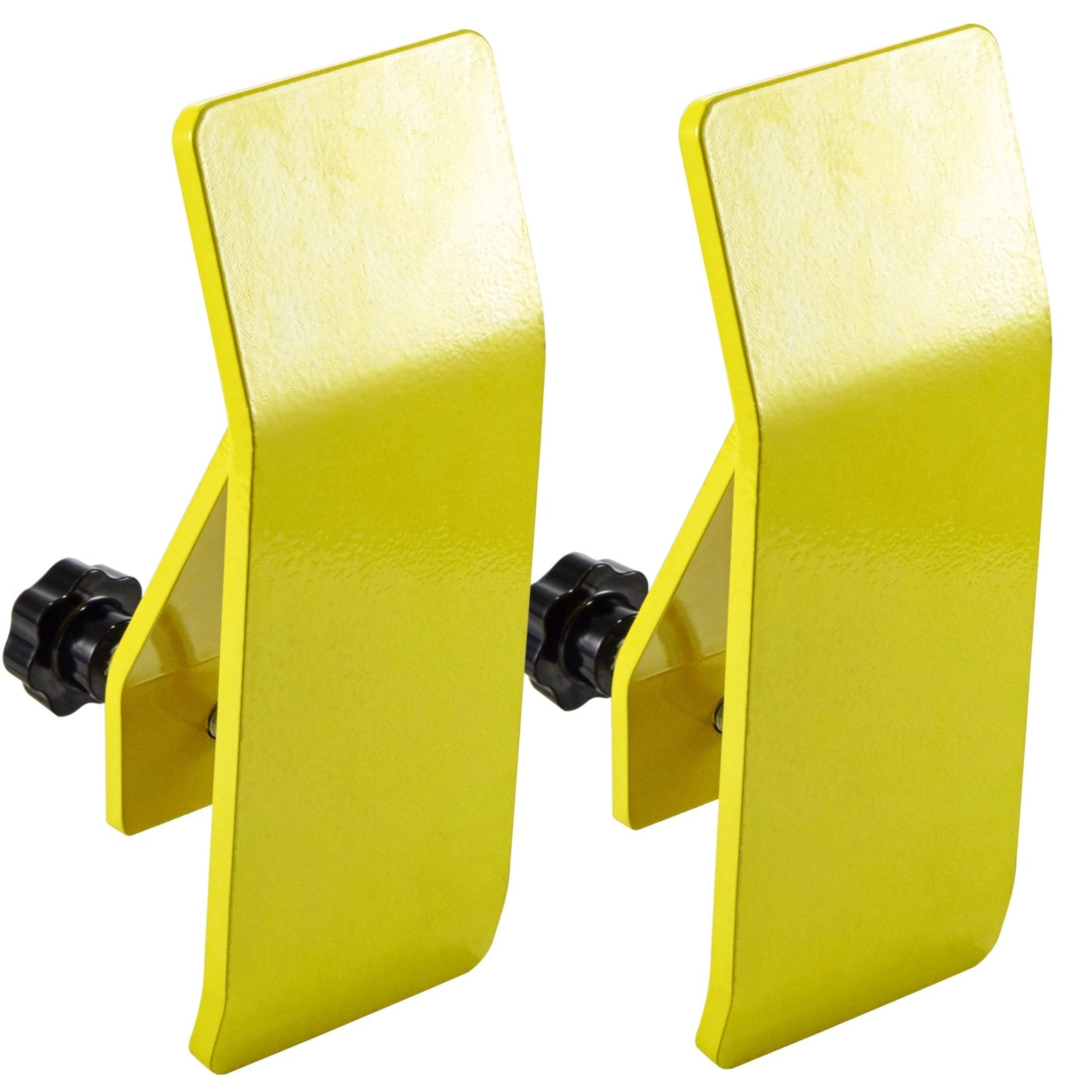 VEVOR 2pcs Tractor Bucket Protector Ski Edge Tamer Protector Snow Removal Yellow