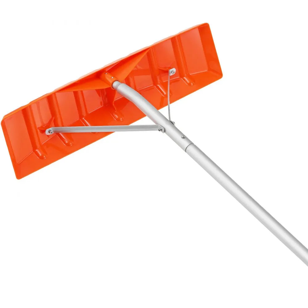 25-Inch Roof Snow Rake with 21 ft Aluminum Handle and Anti-Slip Grip