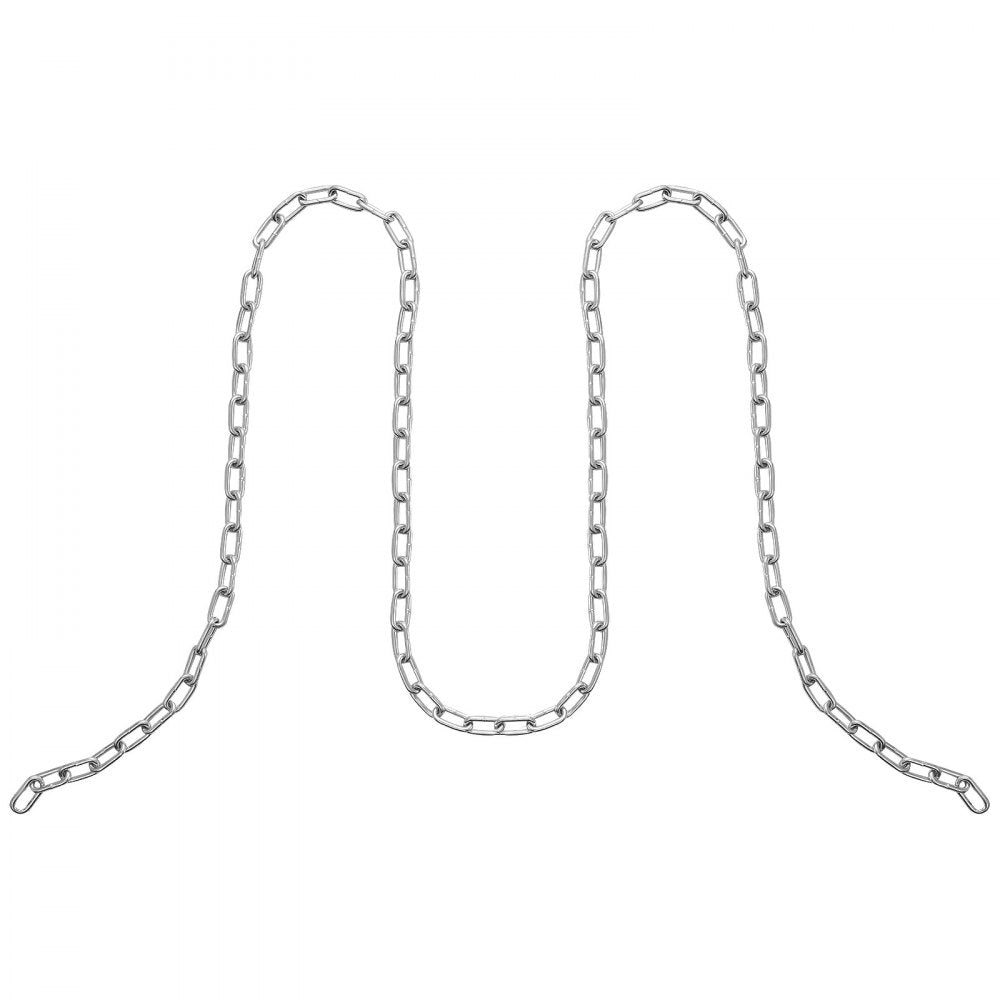 VEVOR Zinc Plated Proof Coil Chain Carbon Steel Chain Sling 1/8" x 33' 350 lbs