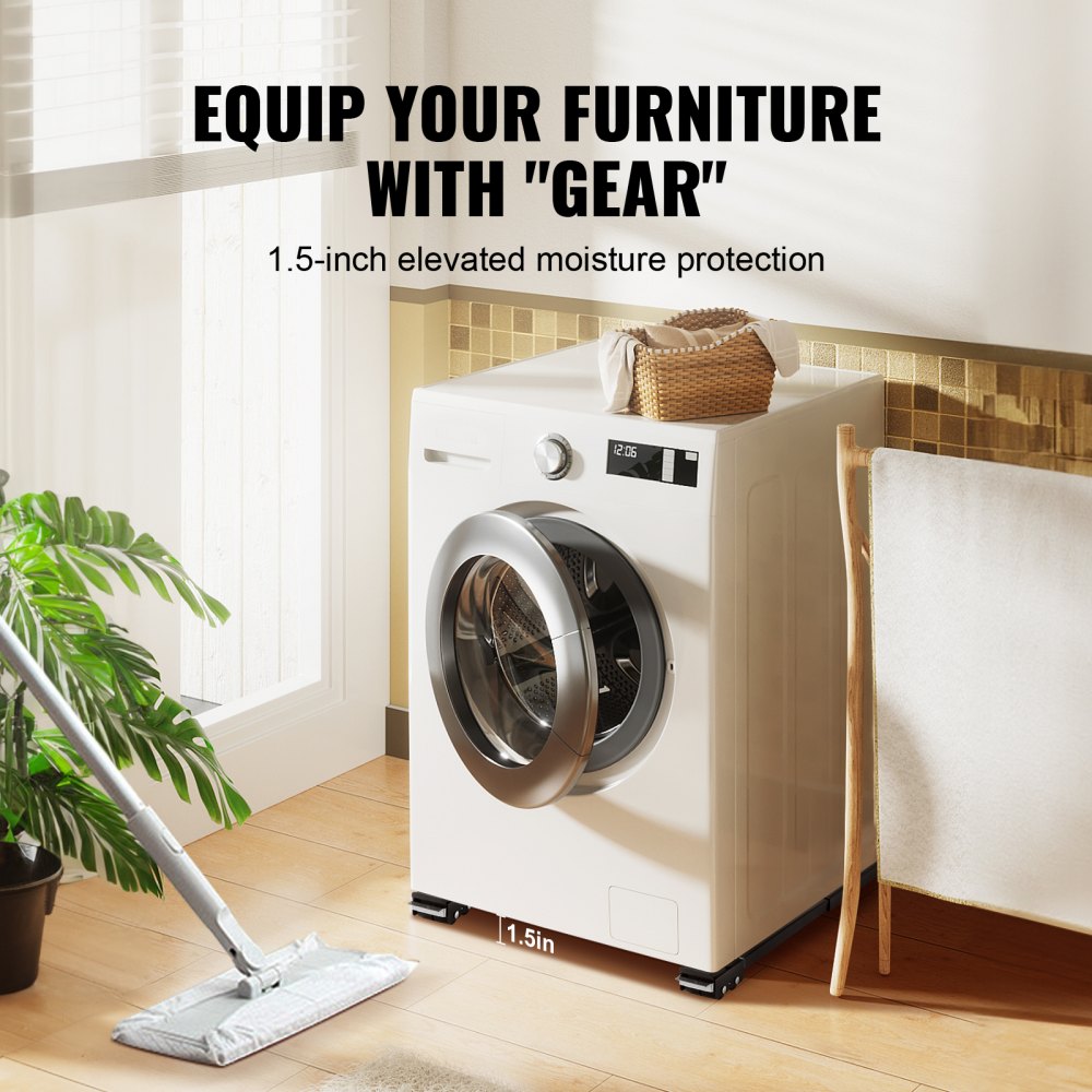 VEVOR Furniture Dolly Mobile Roller Extendable Appliance Rollers 660 lbs Load