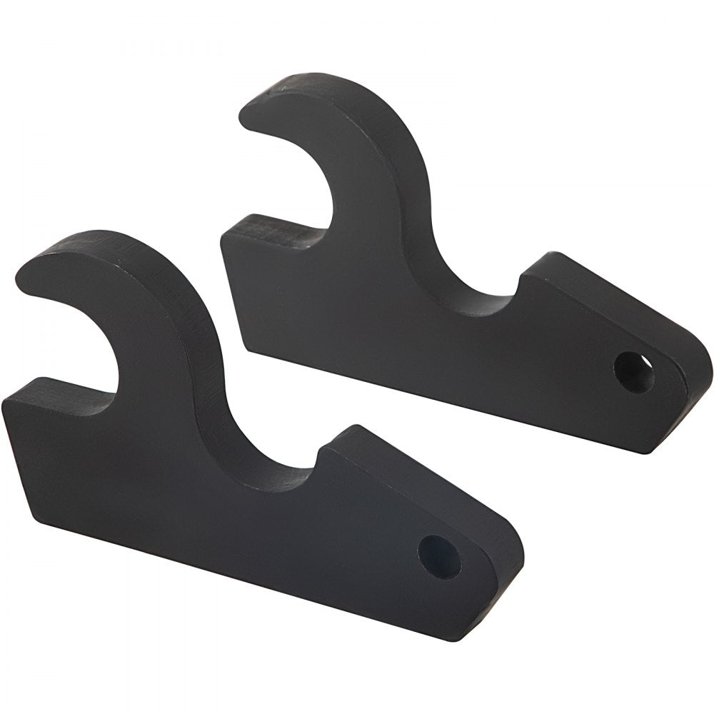 VEVOR Quick Attach Bucket Ears, 3/4’’ Thickness Excavator Bucket Ears, 2pcs Bucket Ears Attachment, Black-coating Steel w/ Precise Metal Craft, Compatible with KX040 KX71 KX91 KX121