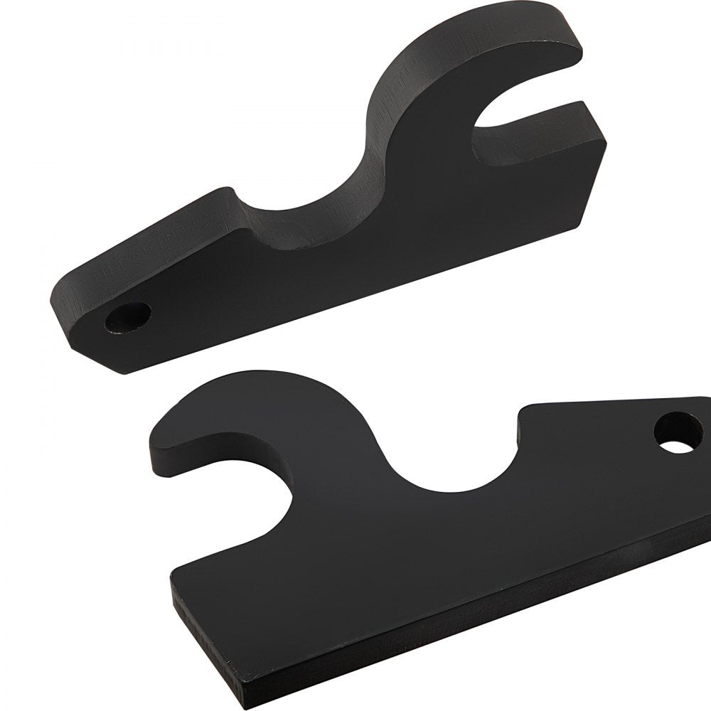 VEVOR Quick Attach Bucket Ears, 3/4’’ Thickness Excavator Bucket Ears, 2pcs Bucket Ears Attachment, Black-coating Steel w/ Precise Metal Craft, Compatible with KX040 KX71 KX91 KX121