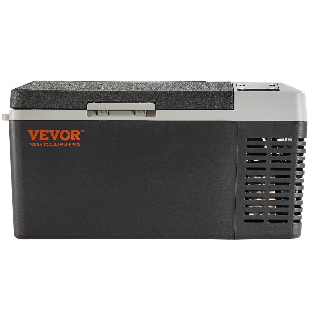 VEVOR Car Refrigerator, 12 Volt Car Refrigerator Fridge, 21 QT/20 L Single Zone Portable Freezer, -4?-50? Adjustable Range, 12/24V DC and 100-240V AC Compressor Cooler for Outdoor, Camping, Travel, RV