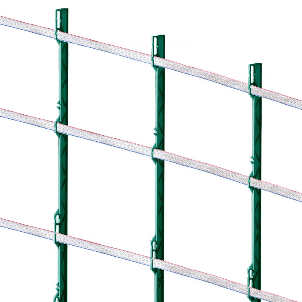 VEVOR 1640Ft 500M Electric Fence Tape Fencing Polytape Horse Cattle Livestock