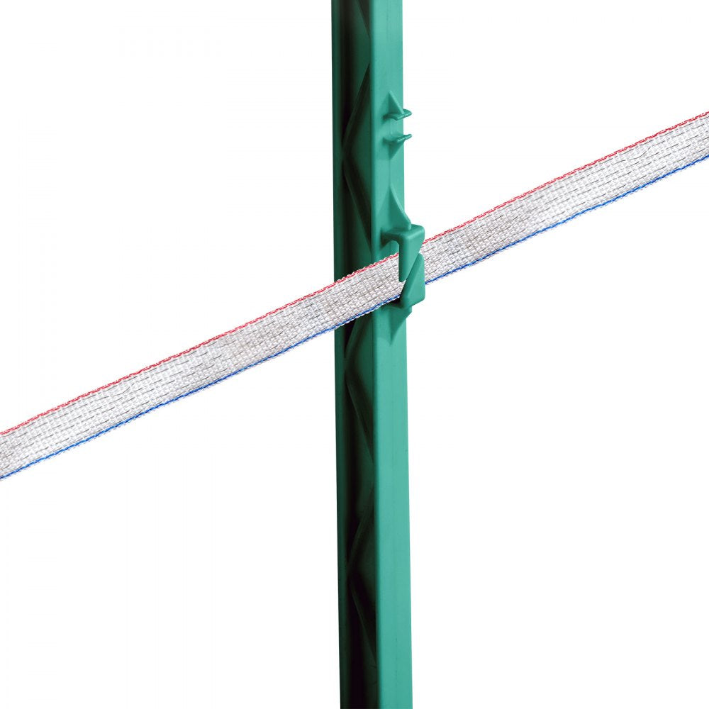VEVOR 1640Ft 500M Electric Fence Tape Fencing Polytape Horse Cattle Livestock