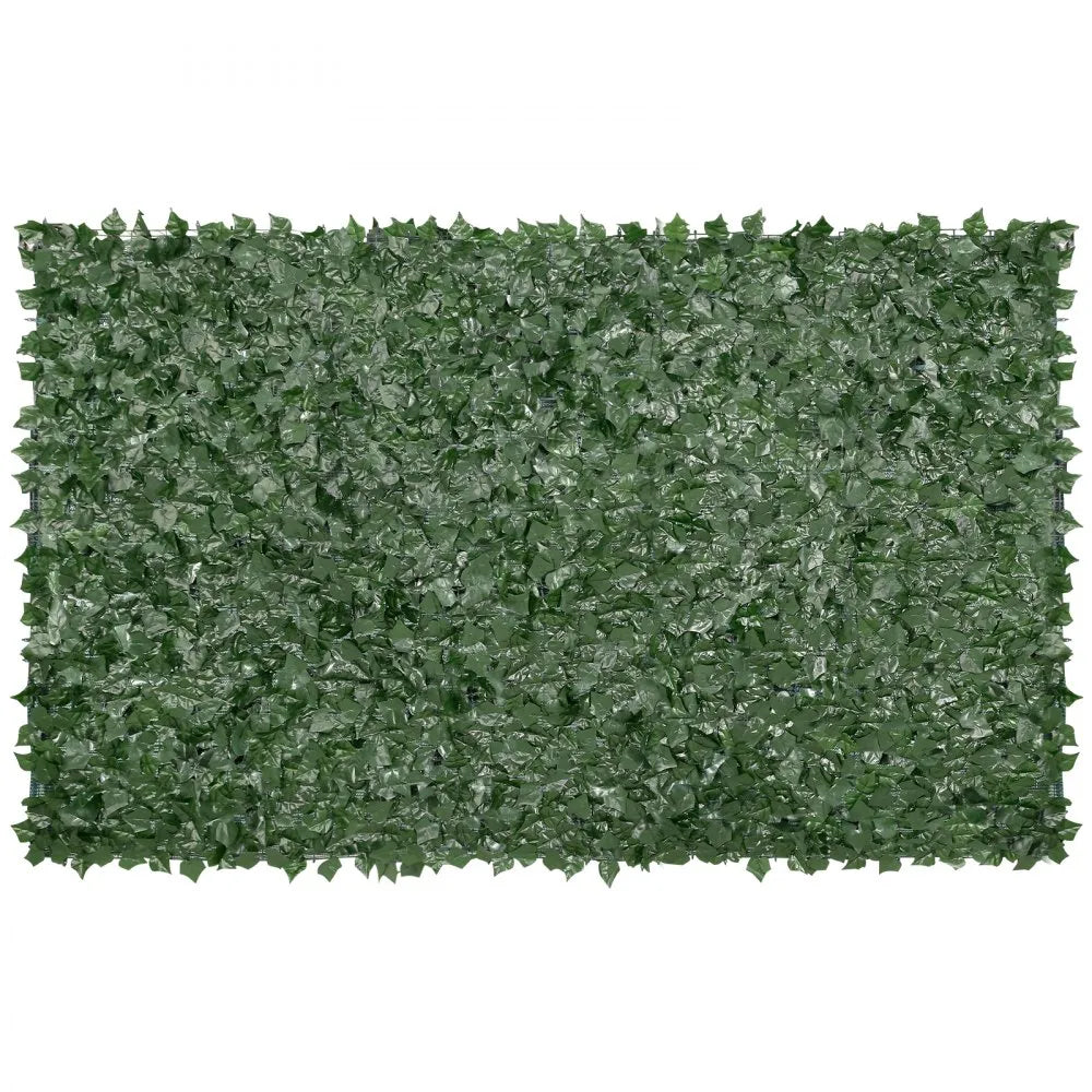 VEVOR Ivy Privacy Fence, 59 x 118in Artificial Green Wall Screen, Greenery Ivy Fence with Mesh Cloth Backing and Strengthened Joint, Faux Hedges Vine Leaf Decoration for Outdoor Garden, Yard, Balcony