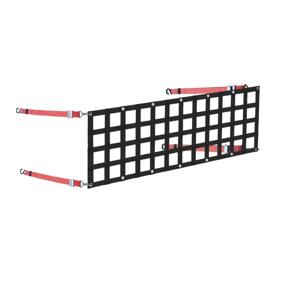 VEVOR Tailgate Net Pickup Truck Tailgate Net 54" x 18" Adjustable for Trucks