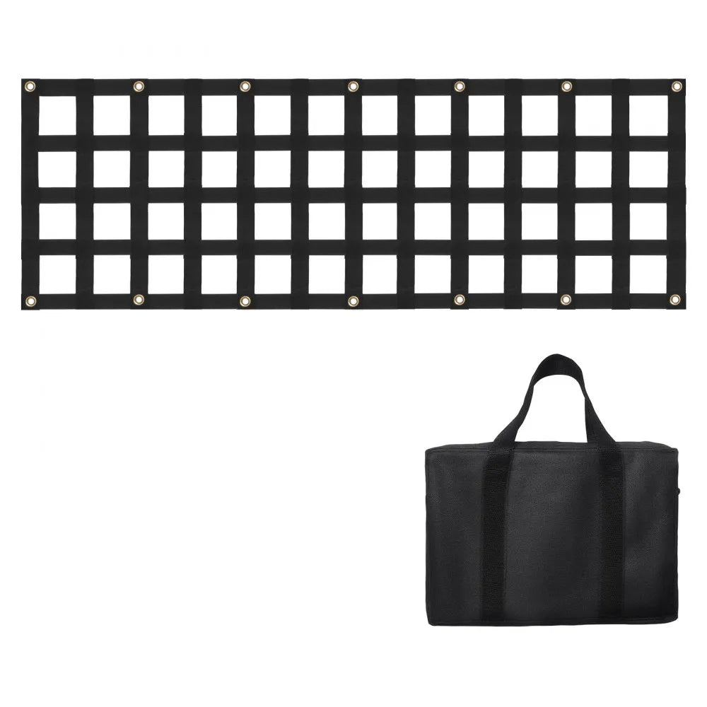 VEVOR Tailgate Net Pickup Truck Tailgate Net 54" x 18" Adjustable for Trucks