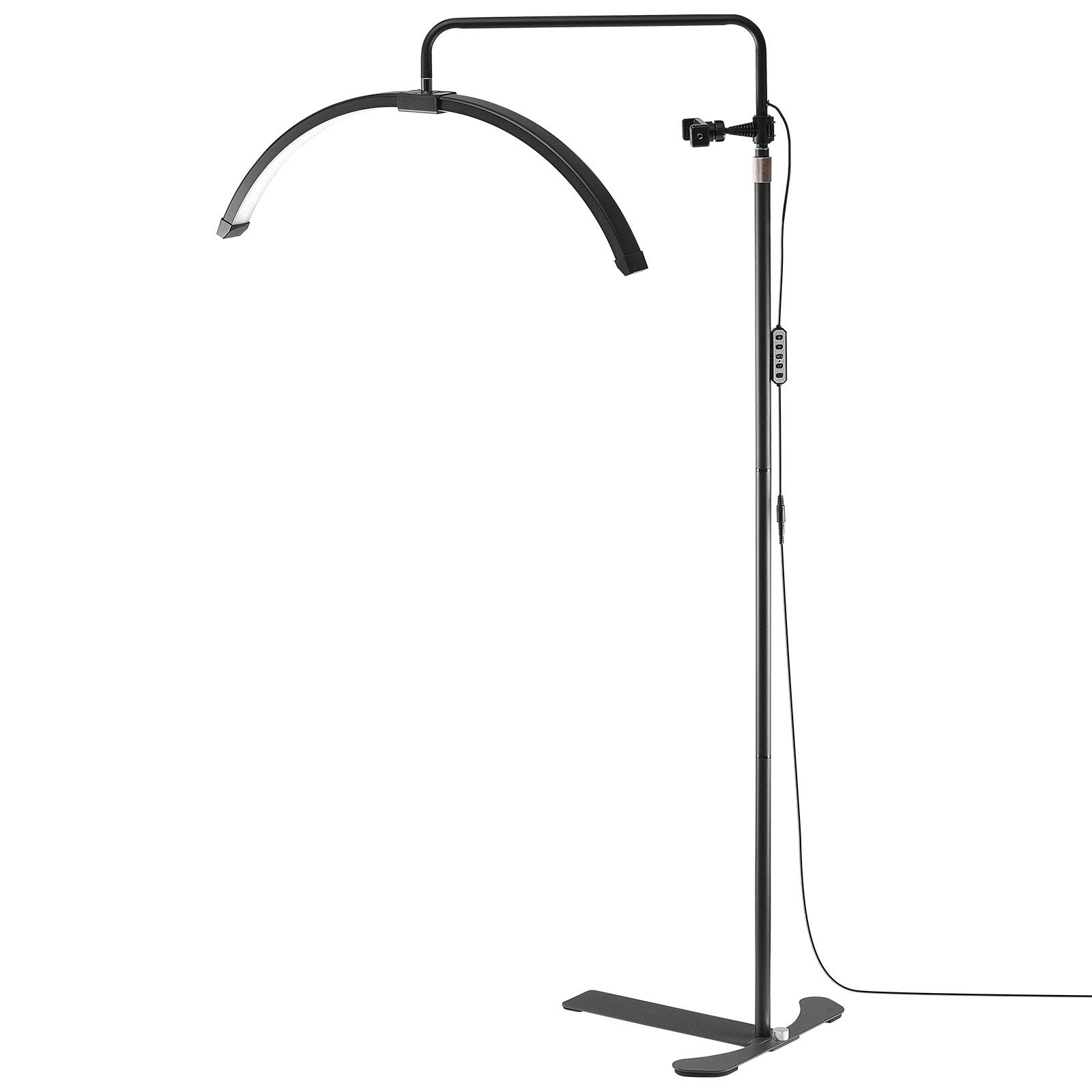 Half Moon Light for Esthetician 26inch Dimmable LED Floor Lamp Lash Light Arched