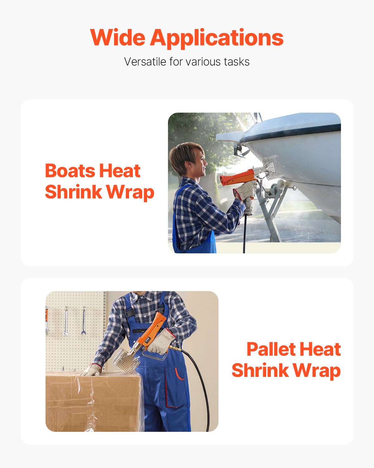VEVOR Propane Heat Gun Up to 187660 BTU Hot Air Gun with Regulator & Carry Case