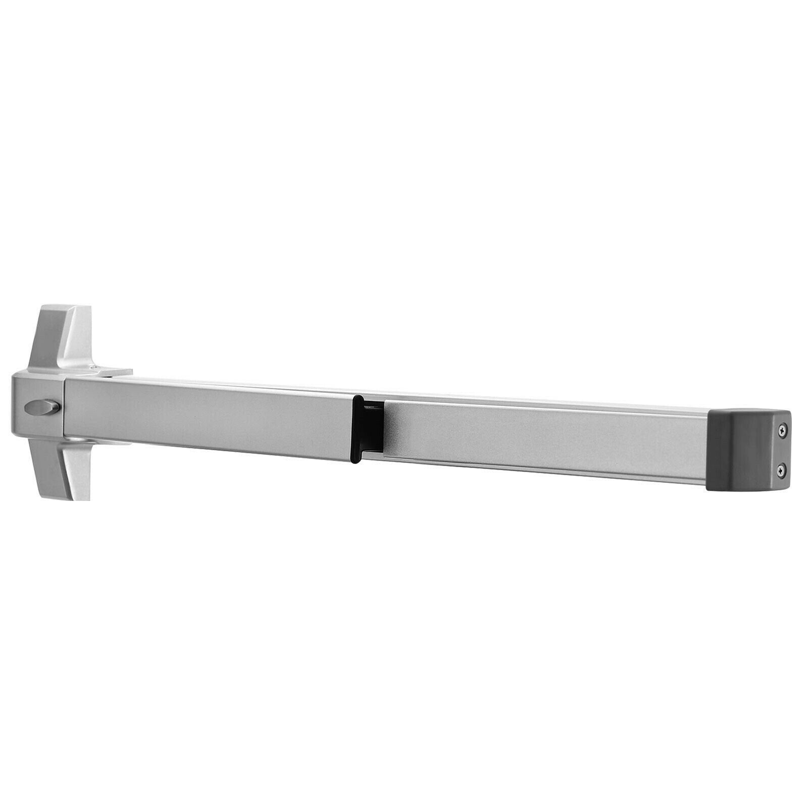 Door Push Bar Panic Exit Device W/ Exterior Lever Commercial Emergency Exit Bar