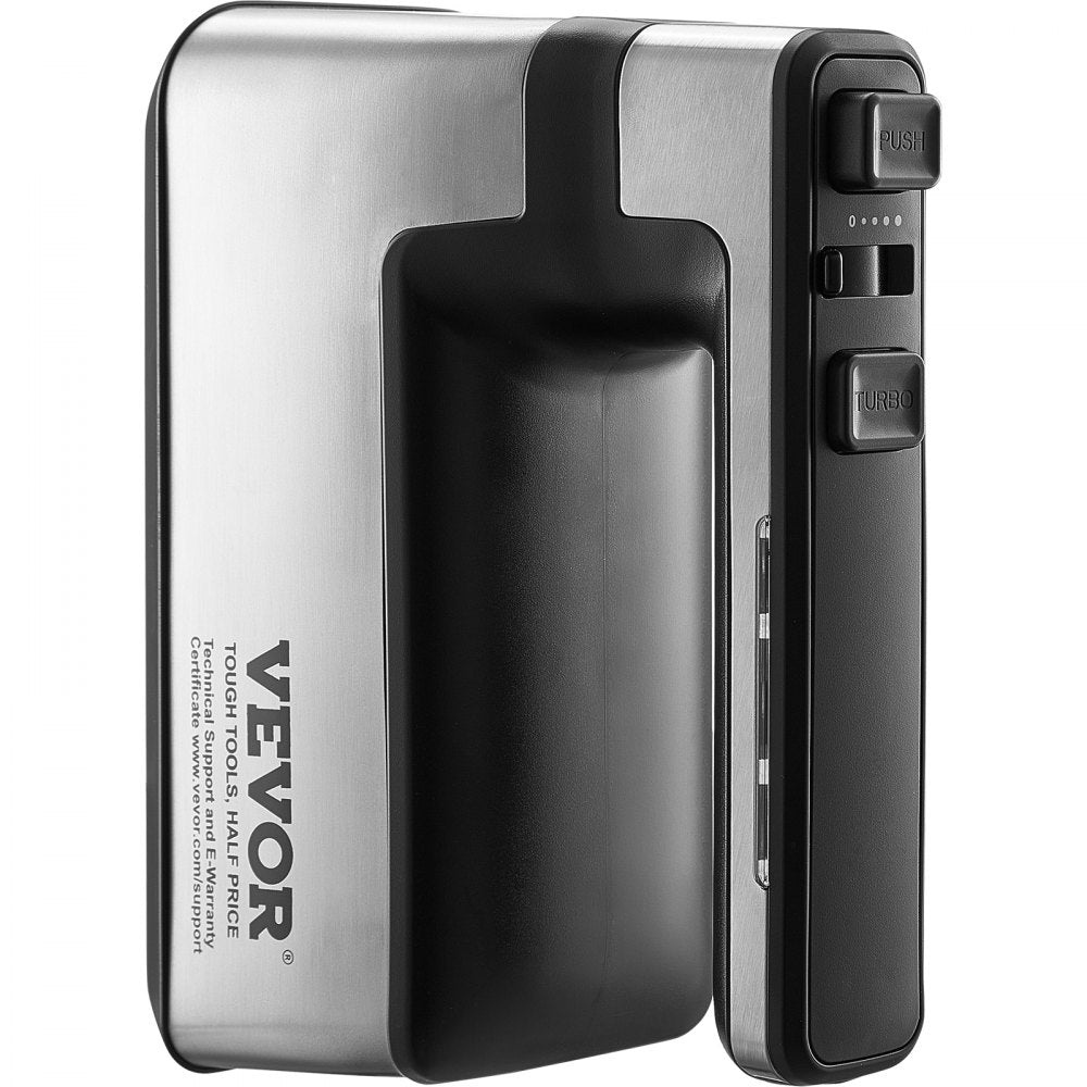 VEVOR Cordless Electric Hand Mixer, 250W, Continuously Variable Electric Handheld Mixer, with Turbo Boost Beaters Dough Hooks Storage Bag, Baking Supplies for Whipping Mixing Egg Cookie Cake Cream