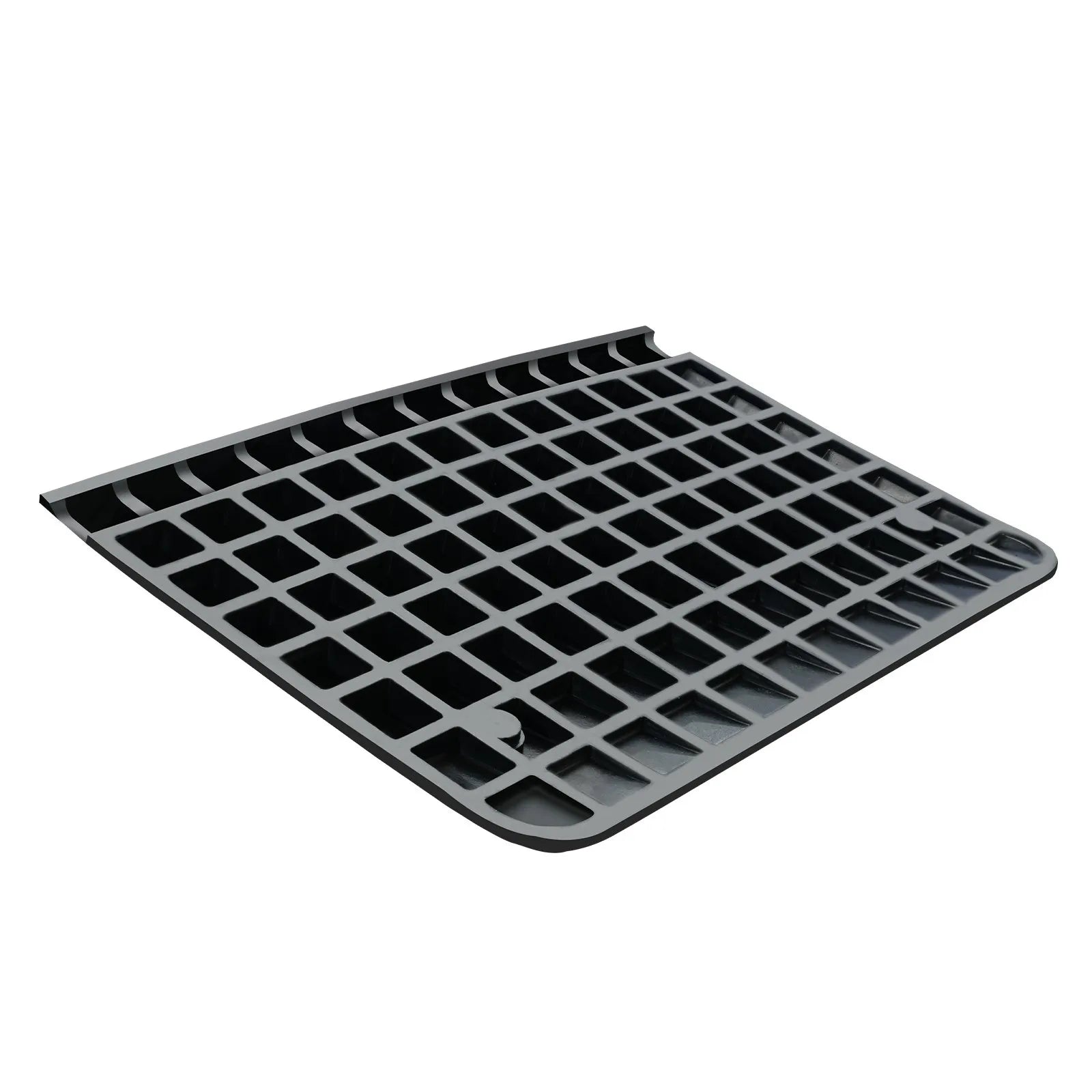 VEVOR Rubber Threshold Ramp, 4" Rise Wheelchair Ramp Doorway, Recycled Rubber Power Curb Ramp Rated 33069 Lbs Load Capacity, Non-Slip Textured Surface Rubber Ramp for Wheelchair Car Scooter