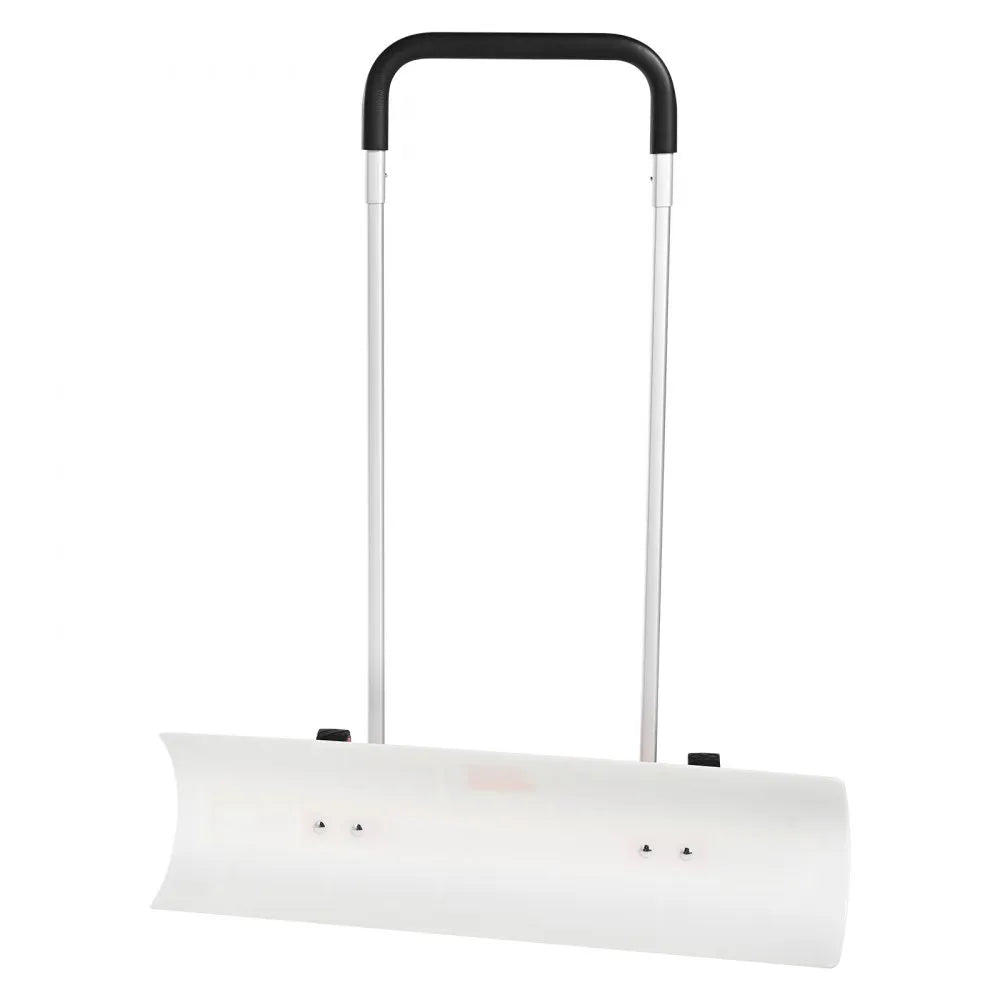VEVOR Snow Shovel with Wheels, 37 inch Snow Shovel for Driveway, ABS Snow Shovel Pusher for Snow Removal, Heavy Duty Shovel Pusher with Wide Blade and U-shaped Aluminum Alloy Handle