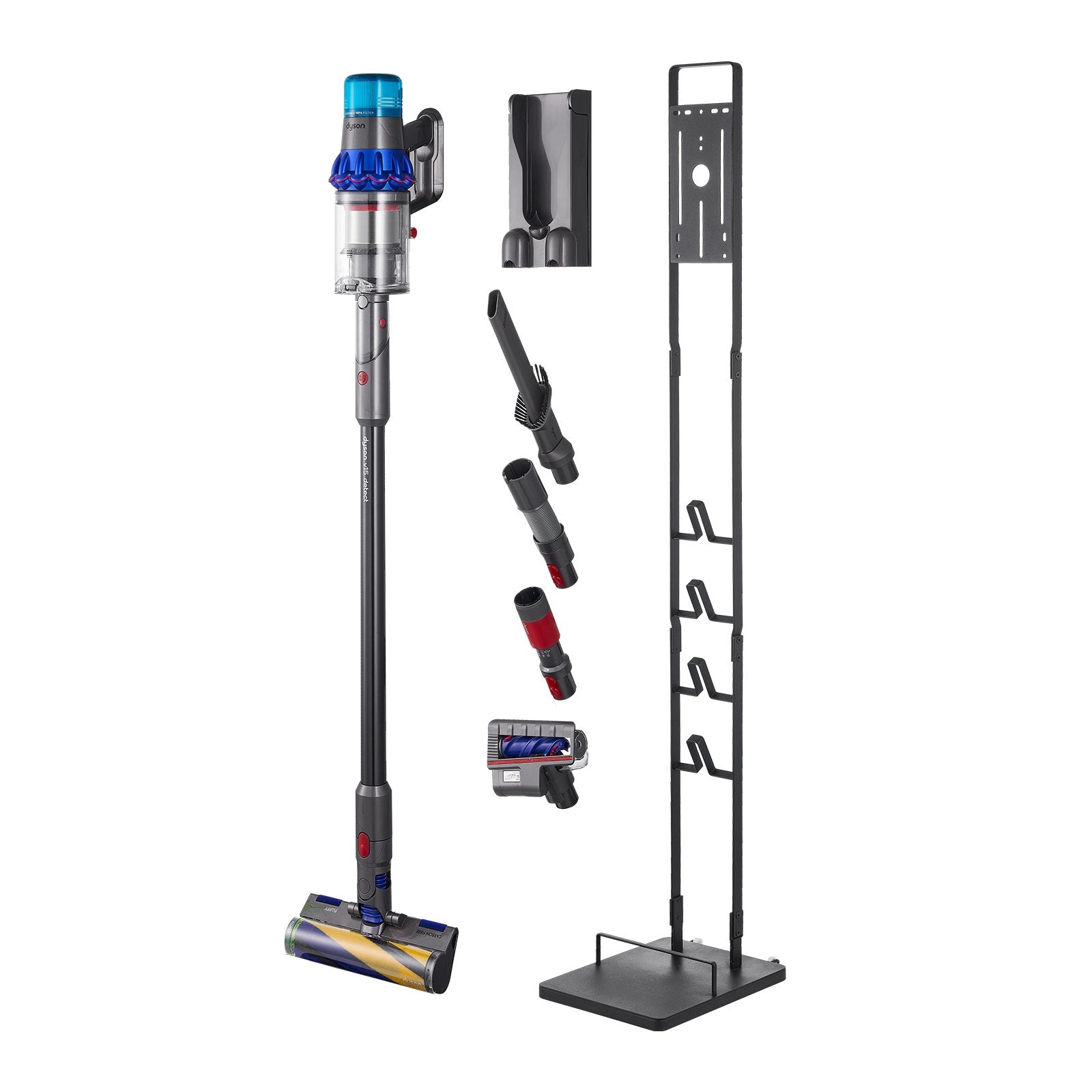 VEVOR Vacuum Stand for Dyson Multi-Models Storage Bracket Holder with Wheels
