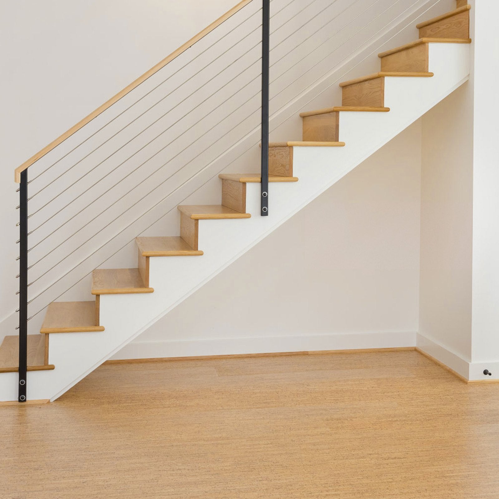 VEVOR 20Pack Cable Railing Kit 1/8" Wheel Protector Sleeves, Bundle with Black Invisible Swage Tensioner and Terminal, Cable Railing Safeguard Covers for 1/8" 3/16" Wire Rope Multi-Angle Install