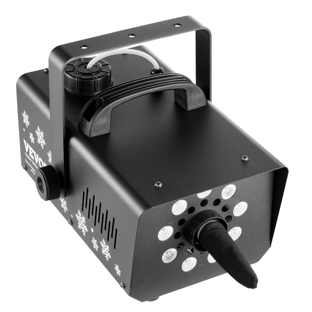 VEVOR Snow Machine 800W Handheld Hanging Snow Maker with LED Light for Holidays