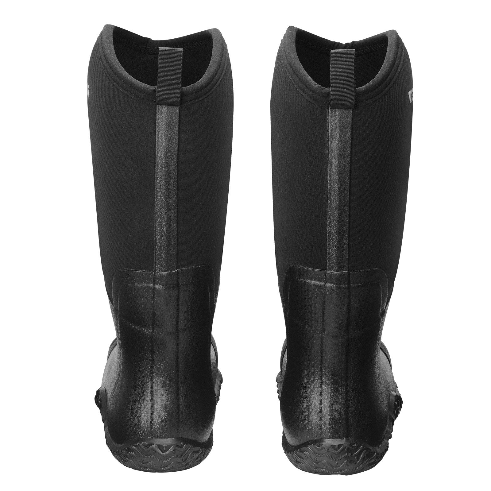 VEVOR Rubber Boots Men Protective Footwear Steel Toe Work Rain Boots Size 11 US
