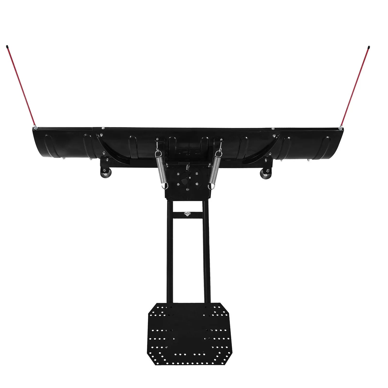 VEVOR Snow Plow Blade, 43 in/72 in Width Adjustable Snow Plow Kit, Easy to Detach, Universal Mount Plowing Attachment with Rubber Flaps, Heavy Duty Steel Blade, Compatible with Most UTV & ATV