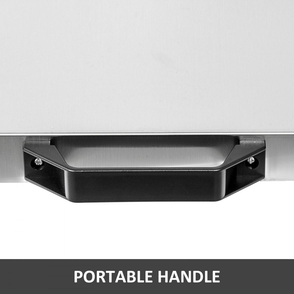 VEVOR 1100Lbs x 0.2Lbs Digital Livestock Scale Large Pet Vet Scale Stainless Steel Platform Electronic Postal Shipping Scale Heavy Duty Large Dog Hog Sheep Goat Pig Sheep Scale