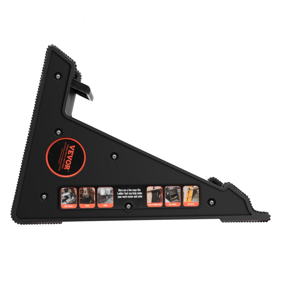 VEVOR Ladder Levler 380lbs Load PP Leveling Tool with Storage for Uneven Ground