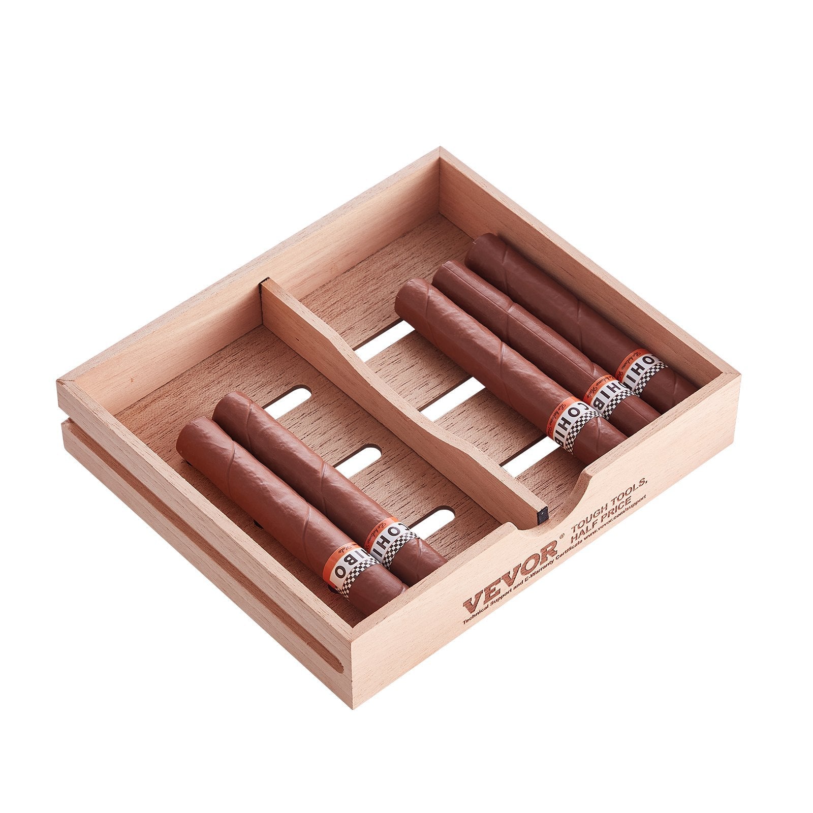 VEVOR 100 Cigar Humidor Cabinet Cedar Cigar Box Humidifier & Hygrometer & Shelve