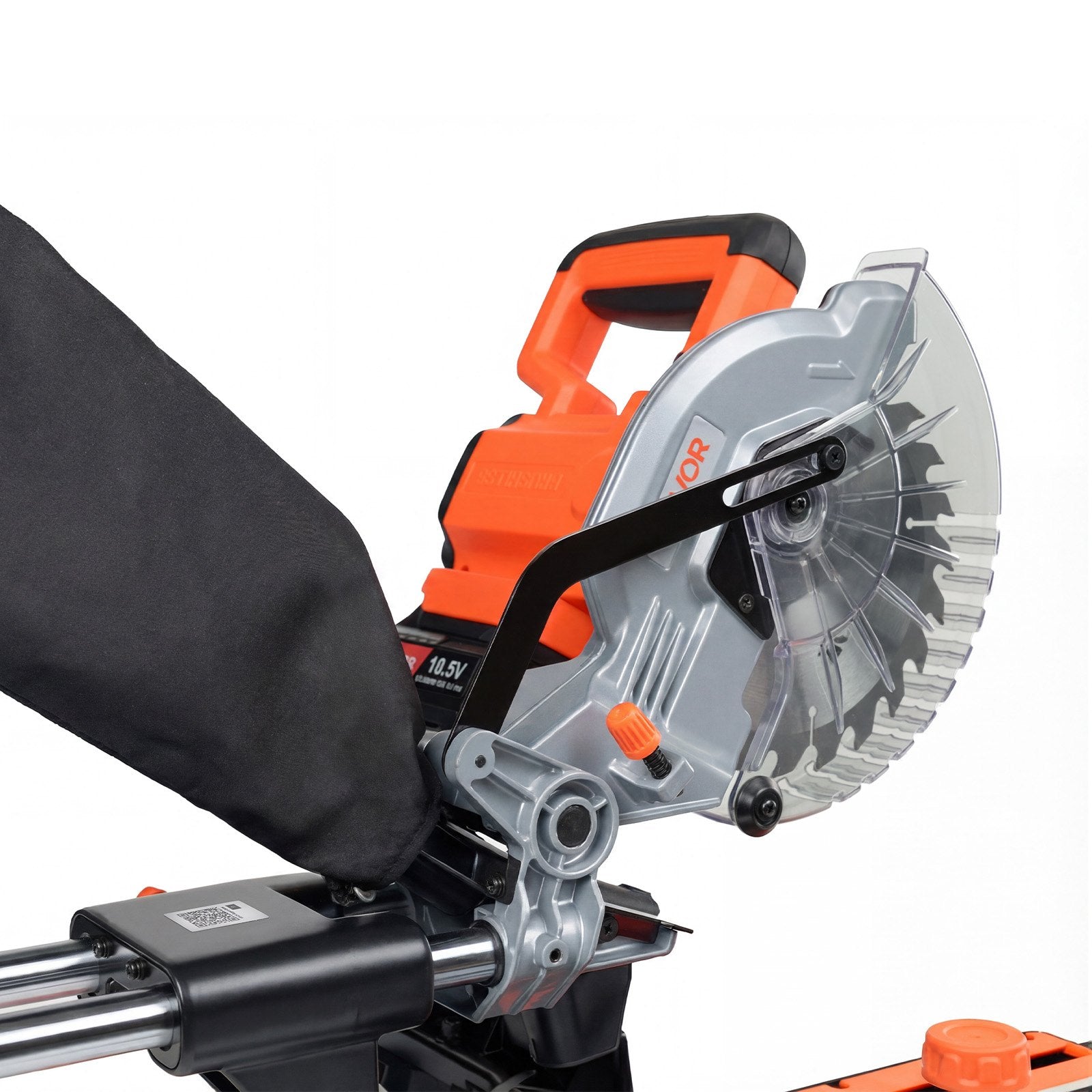 Sliding Compound Miter Saw, 7-1/4" Cordless, LED Precision Guide, Battery & Charger Included