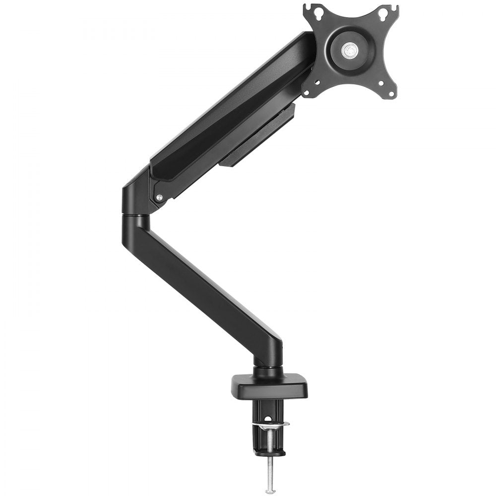 VEVOR Single Monitor Mount, Supports 13"-32" Screen, Fully Adjustable Gas Spring Monitor Arm, Holds up to 20 lbs, Computer Monitor Stand Holder with C-Clamp/Grommet Mounting Base, VESA Mount Bracket