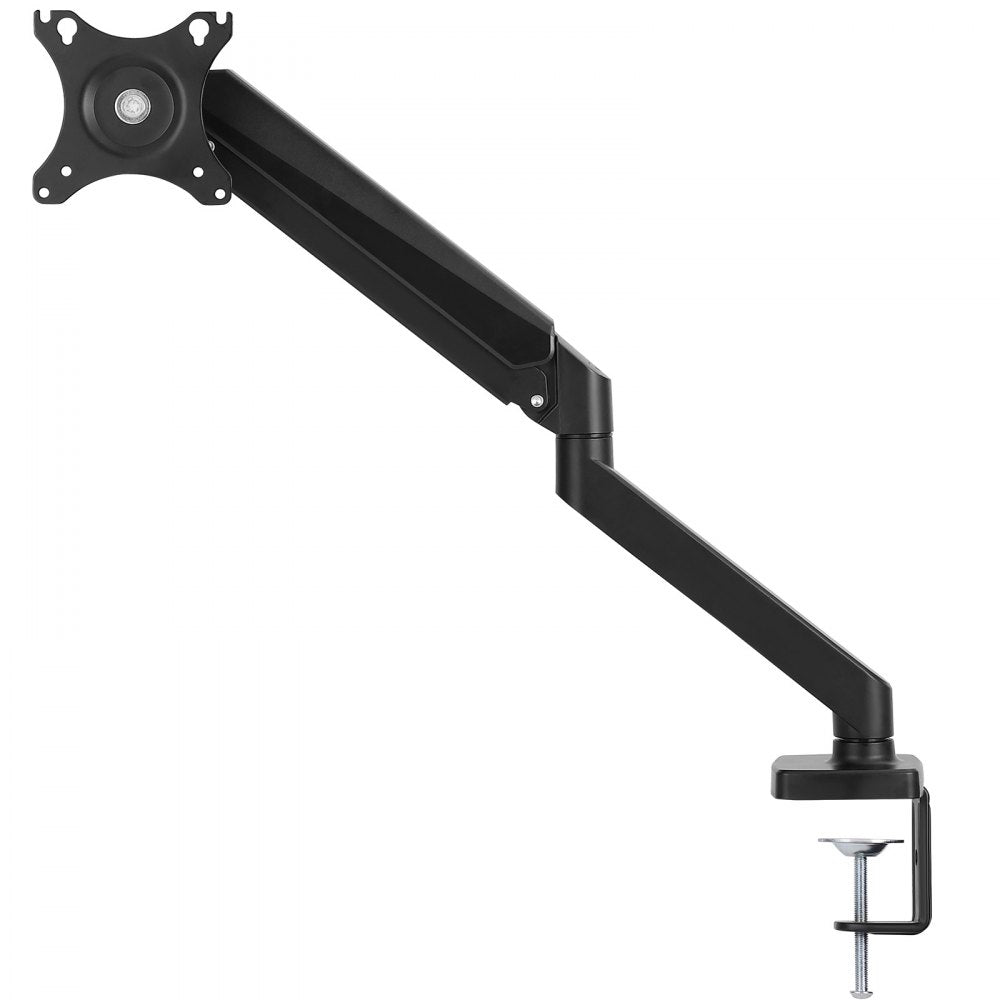 VEVOR Single Monitor Mount, Supports 13"-32" Screen, Fully Adjustable Gas Spring Monitor Arm, Holds up to 20 lbs, Computer Monitor Stand Holder with C-Clamp/Grommet Mounting Base, VESA Mount Bracket