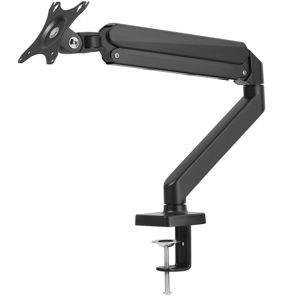 VEVOR Single Monitor Mount, Supports 13"-32" Screen, Fully Adjustable Gas Spring Monitor Arm, Holds up to 20 lbs, Computer Monitor Stand Holder with C-Clamp/Grommet Mounting Base, VESA Mount Bracket