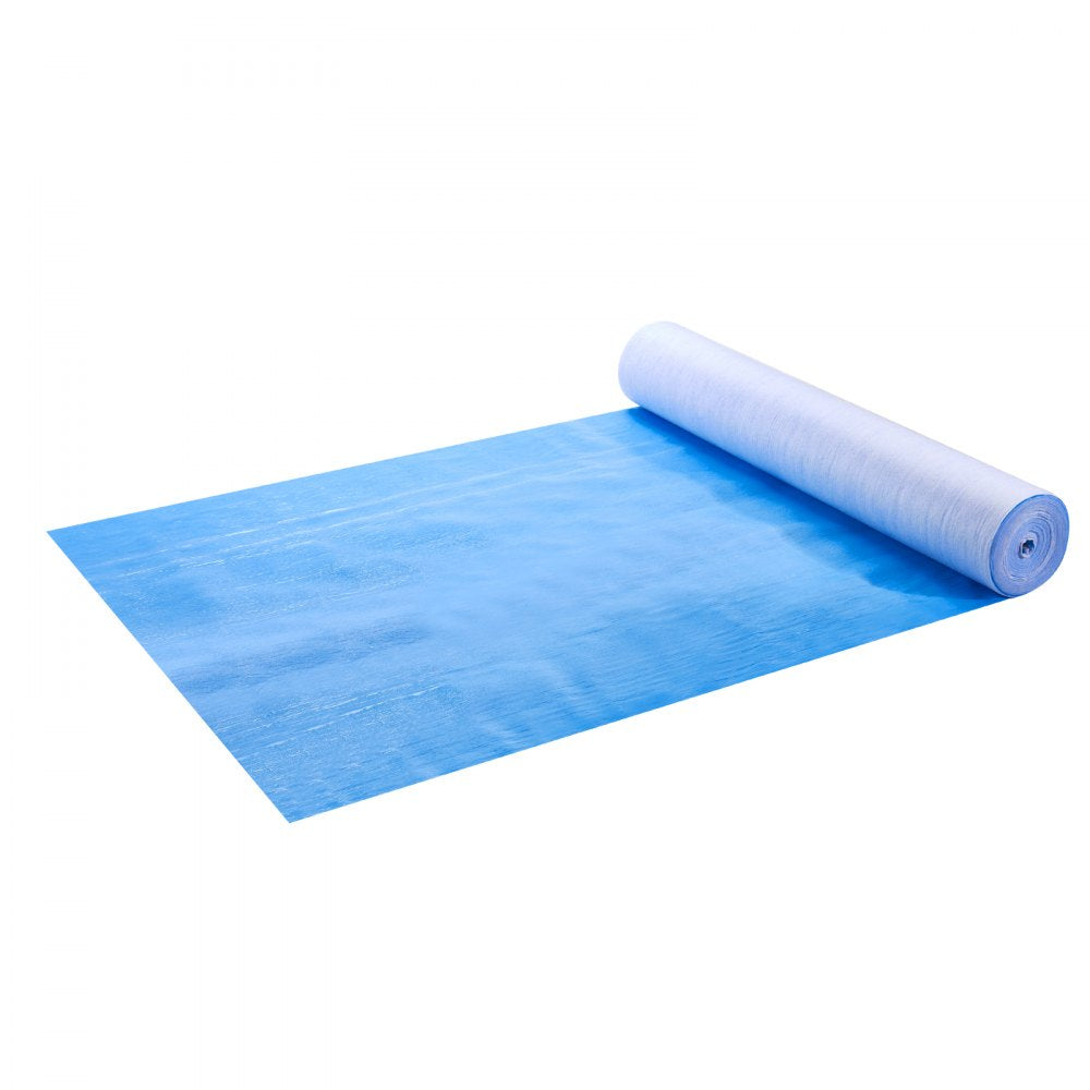VEVOR Carpet Protection Film, 40" x 84' Floor and Surface Shield, Easy to Cut Simple Installation, Fiber Fabric Car Mat Protection Film Roll for Construction & Renovation,Blue
