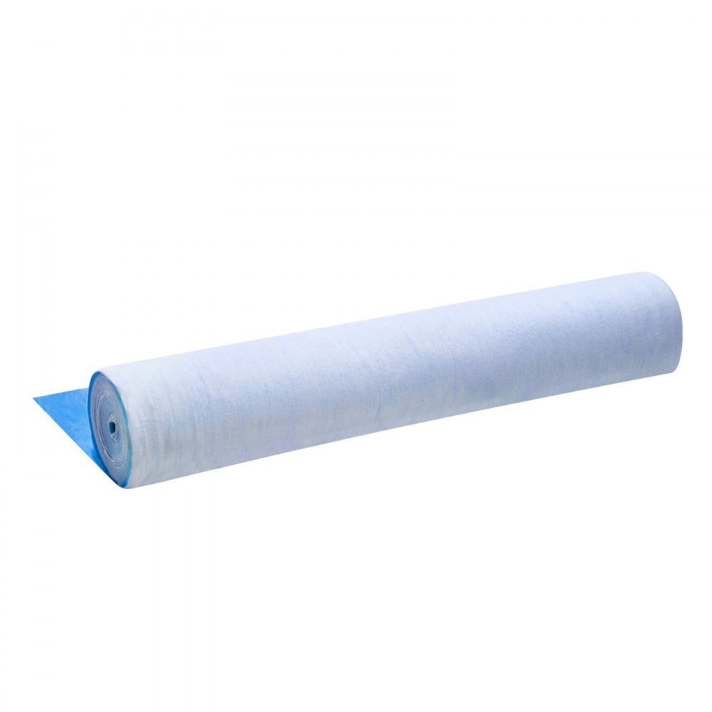 VEVOR Carpet Protection Film, 40" x 84' Floor and Surface Shield, Easy to Cut Simple Installation, Fiber Fabric Car Mat Protection Film Roll for Construction & Renovation,Blue