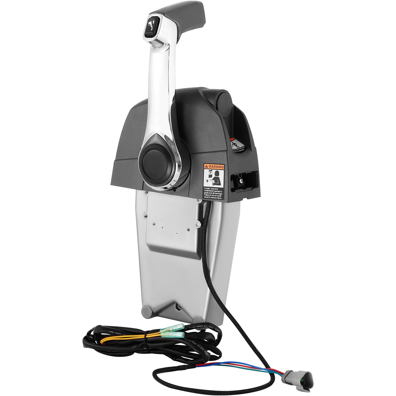 VEVOR Boat Throttle Control 5006182 Side Mount Outboard Remote Control Single Lever Binnacle for Evinrude and Johnson Outboards Throttle Gear Control