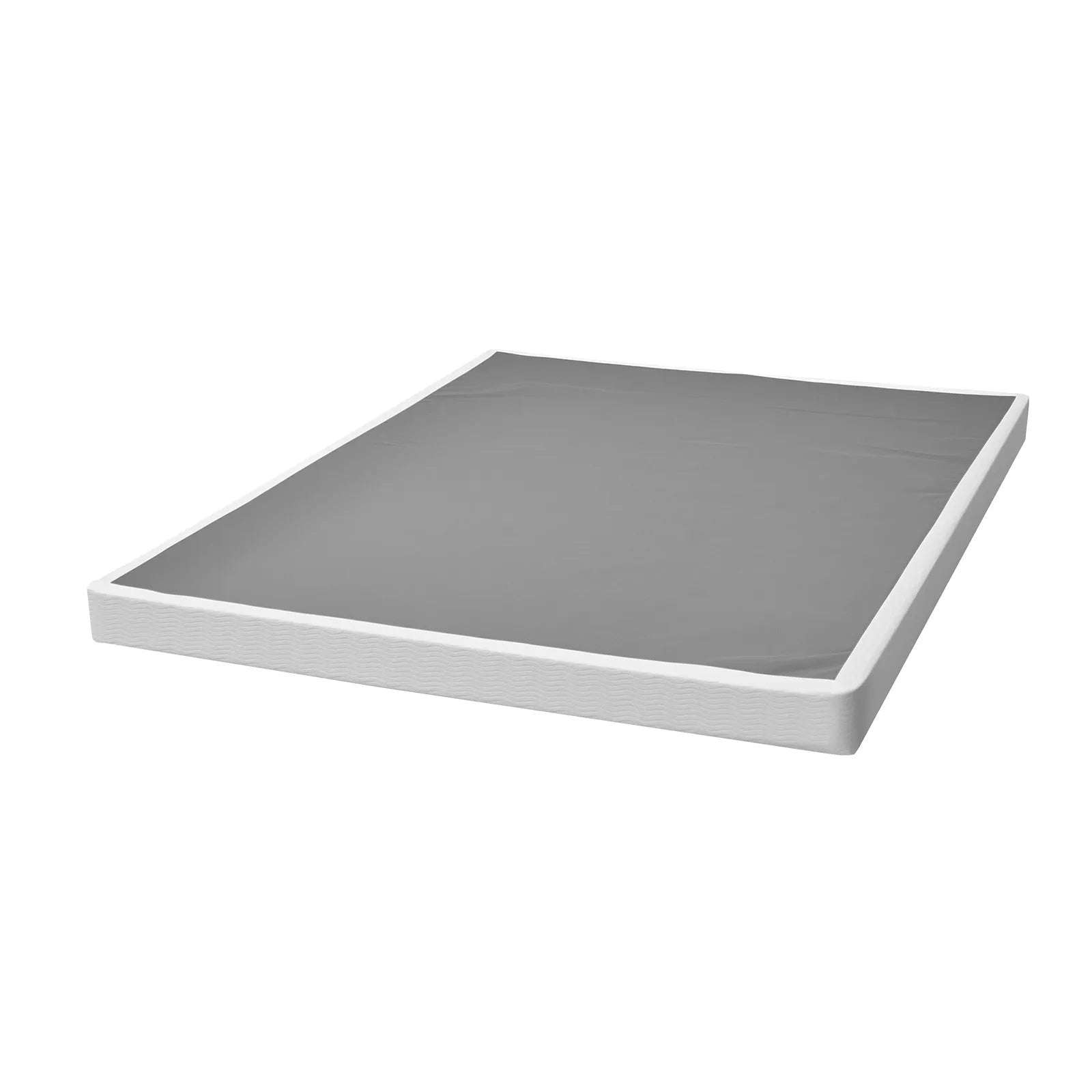 VEVOR Box Spring Queen Size Bed Frame with Fabric Cloth 79.1 L x 59.4 W x 4 H in