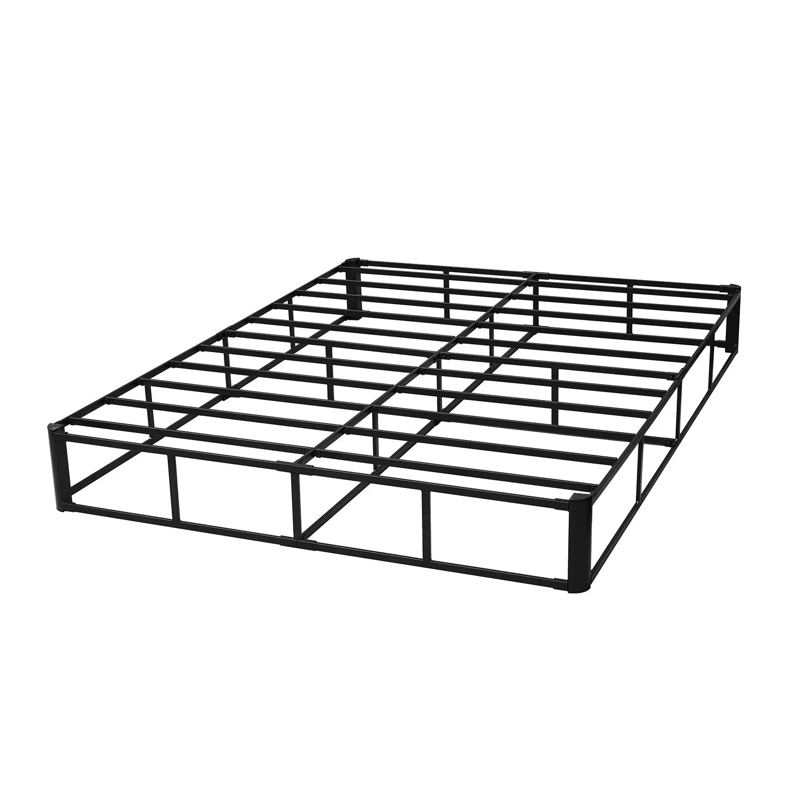 VEVOR Box Spring Queen Size Bed Frame with Fabric Cloth 79.1L x 59.6W x 9.1H in