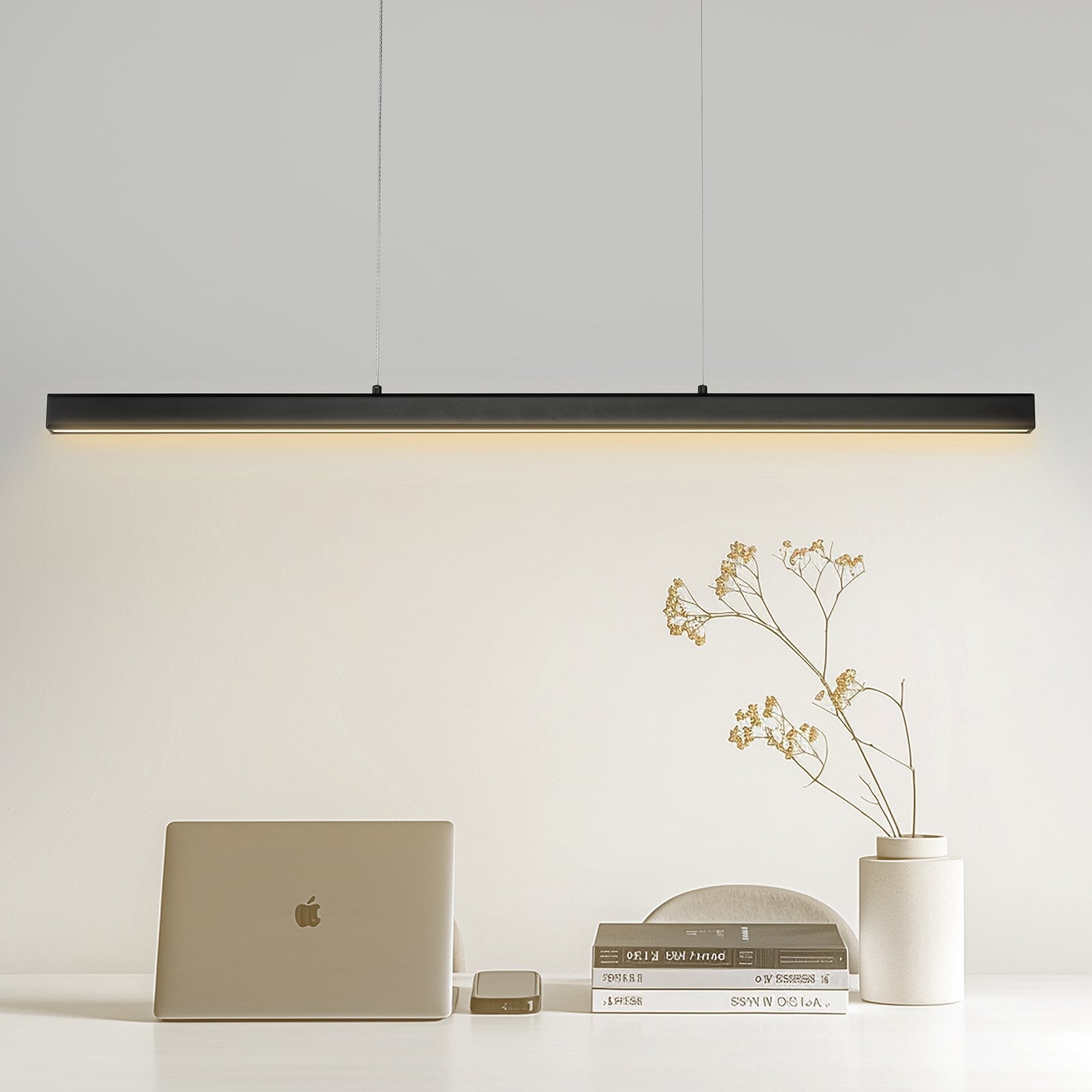 VEVOR Dimmable Linear Pendant Light 20W 47in LED Linear Light Fixture Chandelier